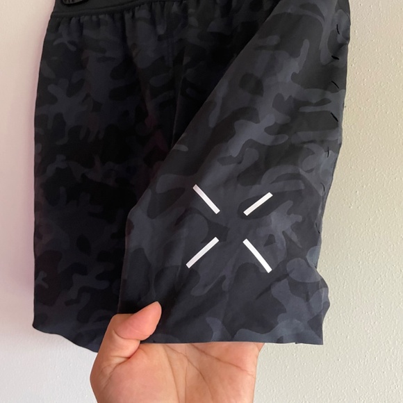 Ten Thousand Interval Short In Black Camo 7” inseam - Picture 5 of 8